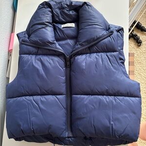 Amazon Funloth Navy Puffer Jacket